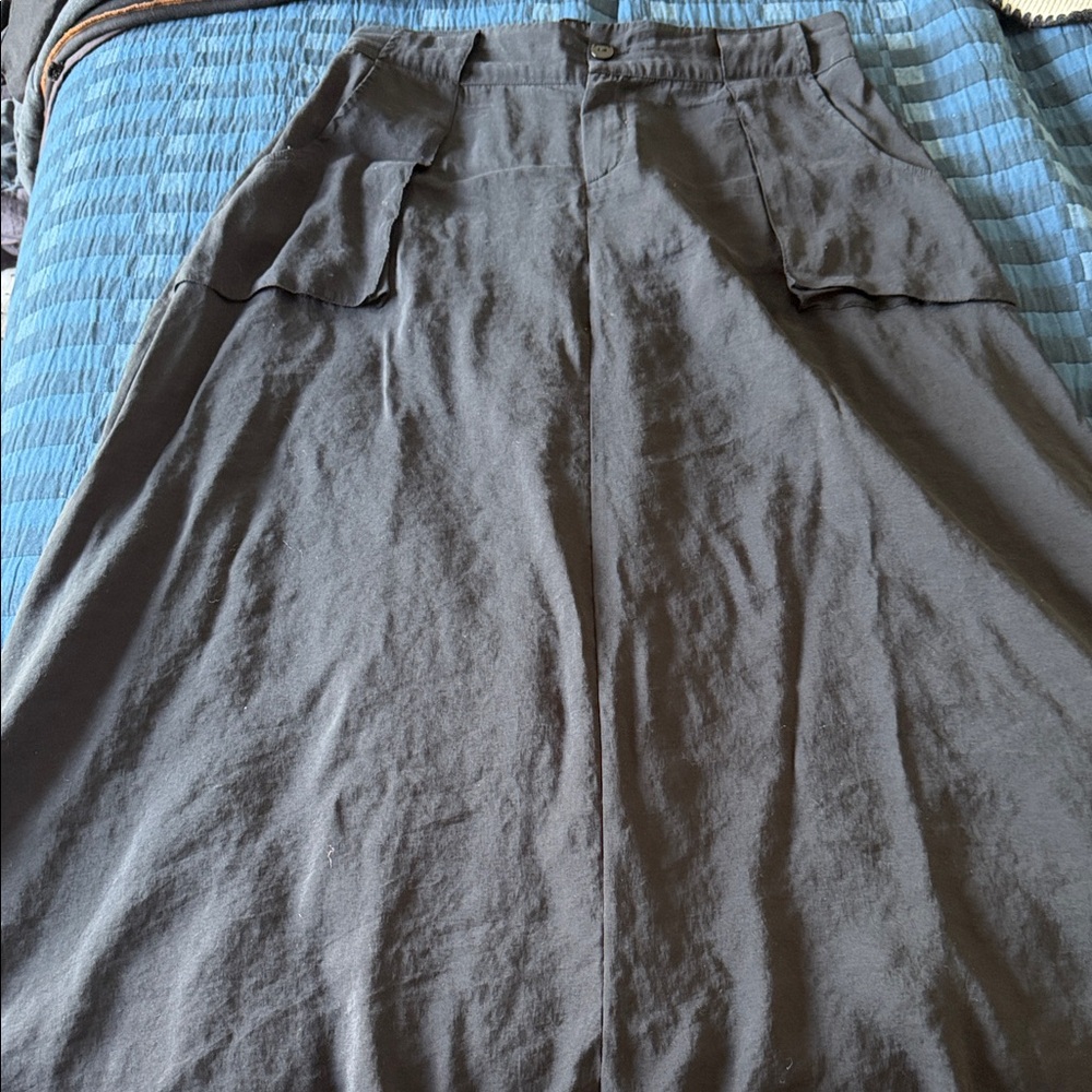 Ruti light poplin utility Black Women's Skirt